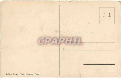 Puerta del Scex — entrada al pueblo con torre y muro — J. J. 5850 — Reverso