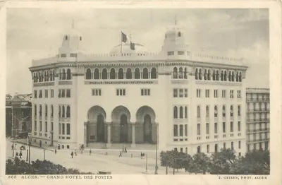 Alger — Grand Hôtel des Postes — J. Geiser, Fot. Alger