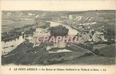 Le Petit Andely — Ruínas do Castelo Gaillard e a Vale do Sena — LL