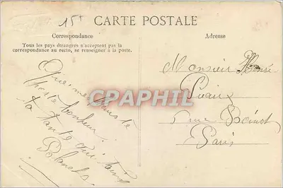 Mistral em um sapato — Editor E.P.D., n° 775 — Verso
