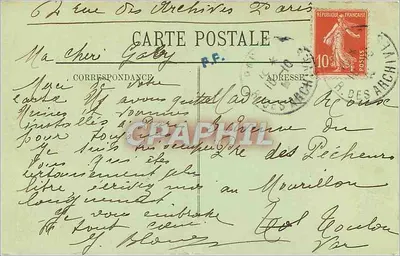 Paryż — Hotel de Ville i Most Arcole — LL, nr 118 — Rewers