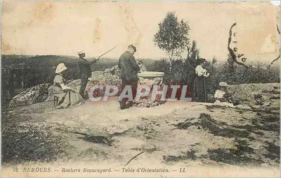 Nemours — Rochers Beauregard — Mesa de Orientação — LL