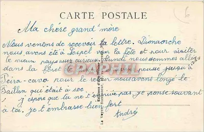 Menton — Widok z kapitolu Martin — Foto Munier — Rewers