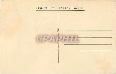 Canal cercado por árvores nuas — Imp. R. Gondom, Paris — Verso
