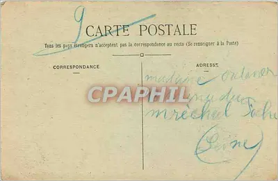 Le Tréport — Wspinaczka na falisz Aval — Fotografia Moussier z Tunicien — Rewers