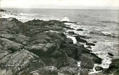 Bilhete postal moderno Jard sur Mer Vendée os rochedos de Saint Nicolas