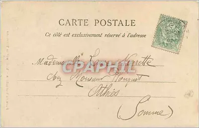 Parc de Versailles – Vase sur la Terrasse — G. Corber — Verso