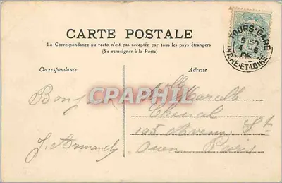 Zamek Chambord — fasada południowa — M.T. I.L. — Rewers