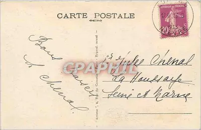 Les Settons (Nièvre) — Vista geral do Lago - As Ilhas — editor não identificado, n° 433-26 — Verso