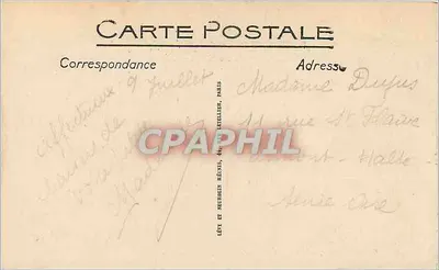 Compiègne — Widok w Parku — L.L. n°76 — Rewers