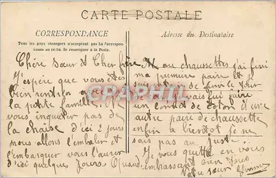Marsylia - La Cannebière — tramwaj nr 519 — fototypia E. Lacour, 19, rue Thubaneau — Rewers