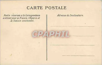 Mont Saint-Michel — Abpia — Więzienie — Stara pocztówka — nr 48 — Rewers