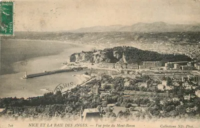 Nice e a Baía dos Anjos — Vista tirada do Mont-Boron — Coleções ND. Fot.