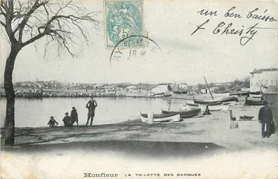 Honfleur — A toalete das barcas — AERCK-Paris