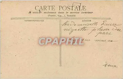 Honfleur — A toalete das barcas — AERCK-Paris — Verso