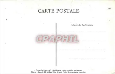 Floresta de Villers-Cotterets — Cabana de Carvoeiros no Rond de Chatillon — Editor: Templier & Boves — Verso