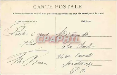 Boulogne-sur-Mer — O Souvenir Français — editor anônimo, n° 22 — Verso
