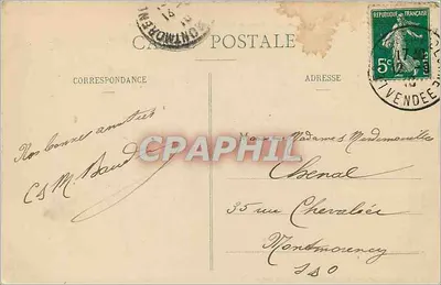 Vue générale du Remblai et de la Plage des Sables-d'Olonne — Nouvelle Collection Vendéenne Lucien Amand, Les Sables-d'Olonne - N° 2492 — Rewers