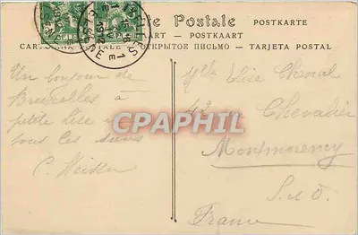 Bruxelas. A Bolsa — ND Phot. — Verso