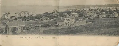 CARTE DOUBLE panorama de Saint Pair
