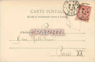 Pierrefonds — Château — Côté Nord — Éditeur Chevaux et Verneuil, n° 54 — Rewers