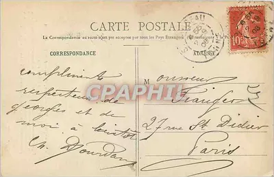 Drzwi Eglény w XVIII wieku — starożytny Auxerre — Wydawnictwo Toulot, nr 304 — Rewers