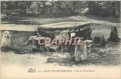 Floresta de Fontainebleau — Mesa do Grande-Mestre — n° 114