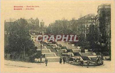 Bruxelas — Mont des Arts — Edição Nicolas, Bruxelas