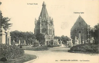 A Cripta Real — A antiga Igreja — Bruxelas-Laecken, O Cemitério — n°394