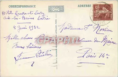 Surroundings of AIX-LES-BAINS — Lake Bourget — Hautecombe Abbey — ND. — Back