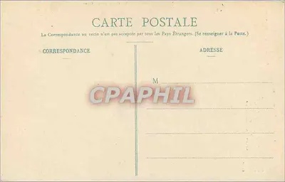 Chartres — Schody Królowej Berthy — Ch. Fanceault, wyd., Dreux — Rewers