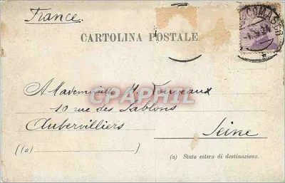 Isola Bella — Ogród wille — wydawca IPVK nr 2 1963 — Rewers