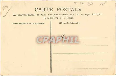 Zamek Langoiran — Kolekcja Historyczna Zamek Guienne — wydawca L'Époque, Bordeaux — Rewers