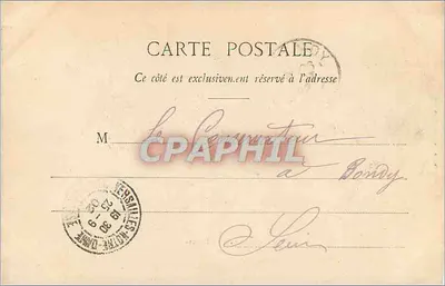 Versailles - Pałac Petit Trianon — F. Béhler-Morau wydawca, n°18 — Rewers