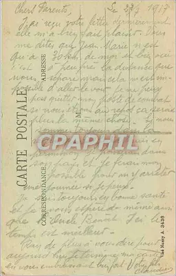 Reims — Catedral incendiada pelos alemães, 19 de setembro de 1914 — G. Dubois, Reims — Verso
