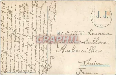 Hospício do Grande São Bernardo em Setembro — J. J. 8994 — Verso