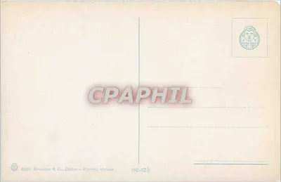 Villa Carlotta - Lago di Como — Diable diritto nel Parco — Edit. Brunner & C., Como, n° 110-123 — Verso
