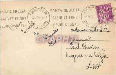 Pałac w FONTAINEBLEAU — Salony Louis XV — Rewers