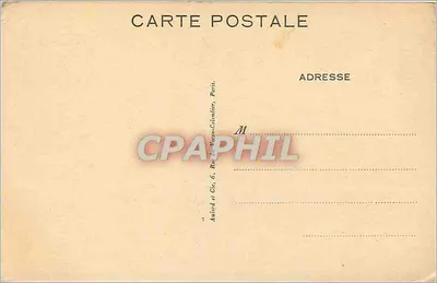 Blessed Bernadette rezando seu terço — Maison Mère das Irmãs da Caridade, Nevers — Audard & Cie, Paris — Verso