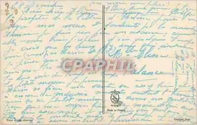Santa Teresinha da Criança-Jesu com 4 anos — com sua irmã Céline — Dräeger, imp. Made in France — Verso