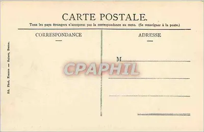 Genebra — Vista geral e Ponte do Mont Blanc — B.&F. No. 1015 — Verso