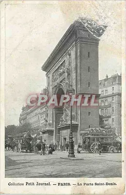 Paris — A Porta Saint-Denis — Coleção Petit Journal
