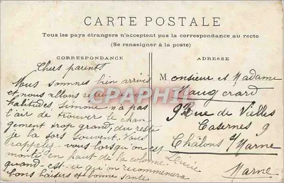 Place de la Bastille — Coluna da Bastilha — Paris, editor Inguet — Verso