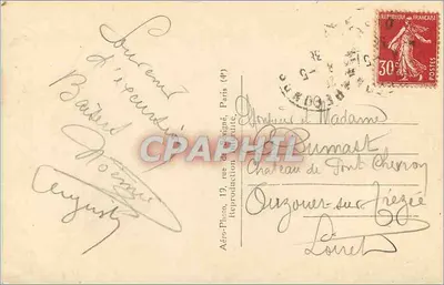 Pierrefonds - Zamek — M JO 9 — wydawca Aéro-Photo, Paryż — Rewers