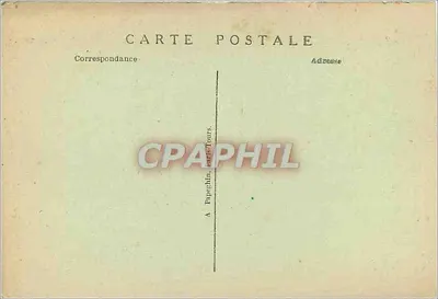 Azay-le-Rideau — El Castillo Nacional (Mon. hist. siglo XVI) — Fachada Occidental — Reverso