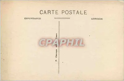 Azay-le-Rideau (Il-et-L.) — Le Château (mon. hist.) — façade Nord — R.D. n°27 — Verso
