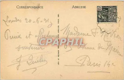 Lourdes — Bazylika widziana z Zamku — LL — Rewers