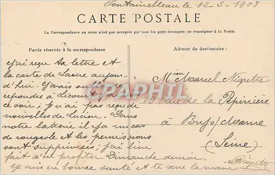 Floresta de Fontainebleau — O Cruzeiro do Ninho da Águia — Fototipo L. MENARD, Fontainebleau — Verso