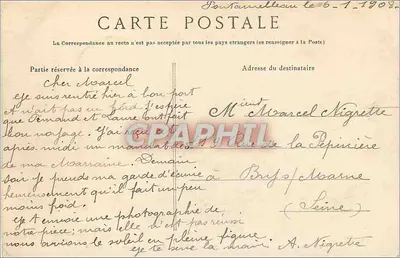 Las Fontainebleau — Ogólny widok Górze Franchard — Fototypia L. MÉNARD, Fontainebleau — Rewers
