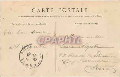 Las Fontainebleau — W Górze Franchard — Wydawca: Christyn & Ménard, nr 82 — Rewers